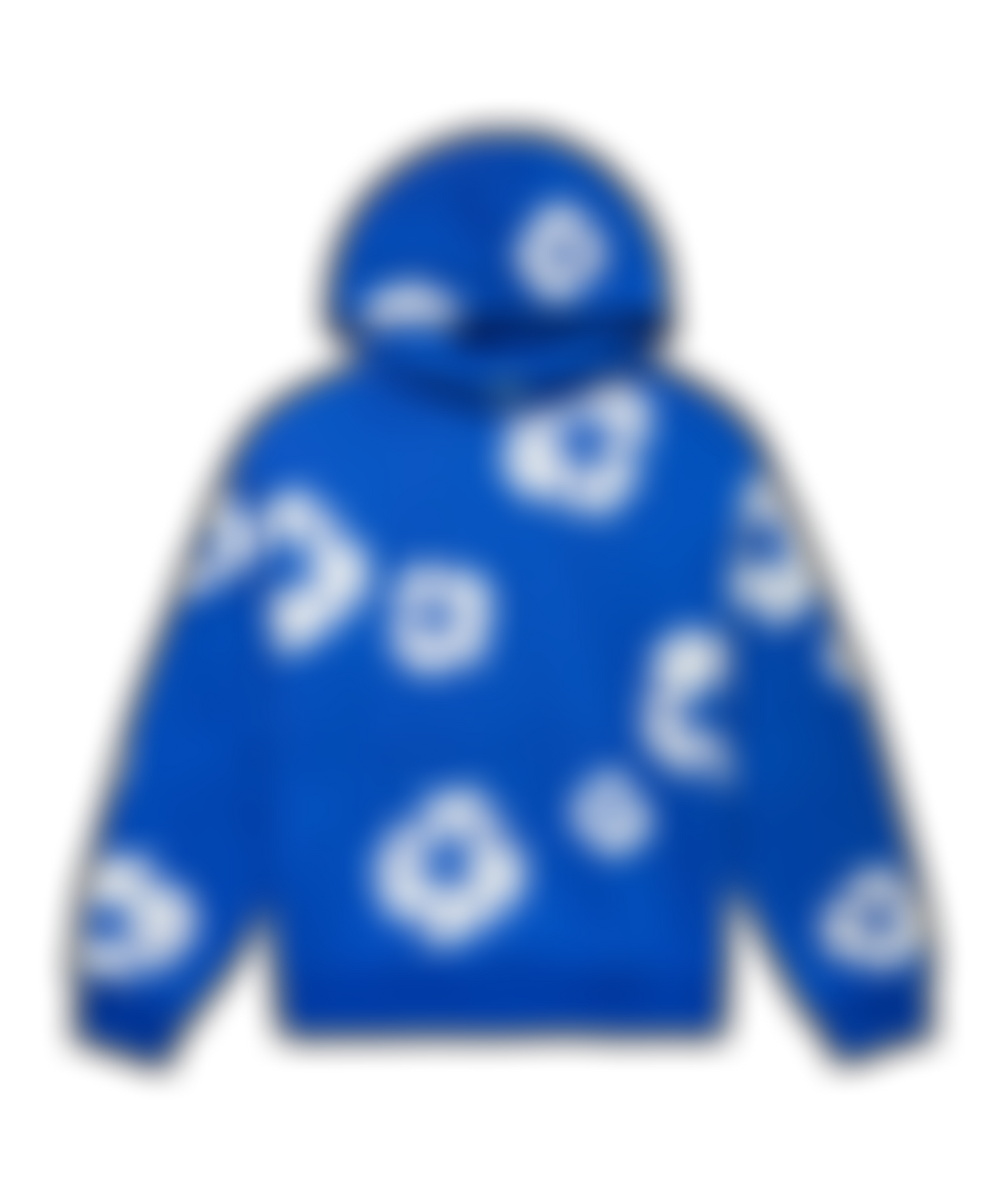 A Jxzuls Product- Blue Flower Custom Hoodie