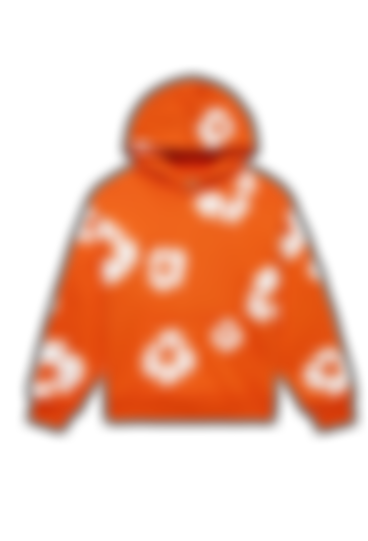 A Jxzuls Product- Orange Flower Custom Hoodie